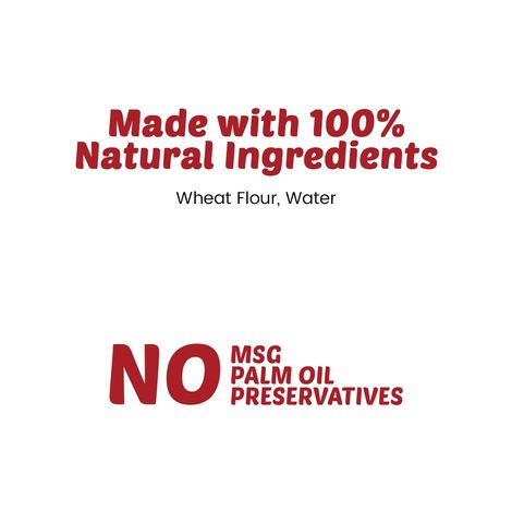 Yu 100% Whole Wheat Hakka Noodles - Family Pack