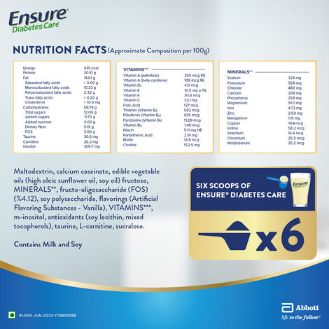 ENSURE Diabetes Care Vanilla Drink Mix