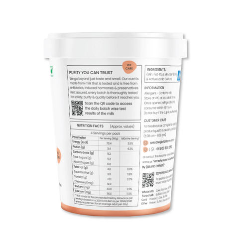 Sids Farm Cow Curd Cup