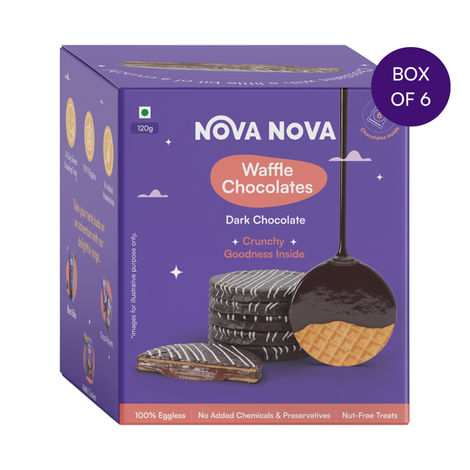 Nova Nova Waffle Chocolates- Dark Chocolate