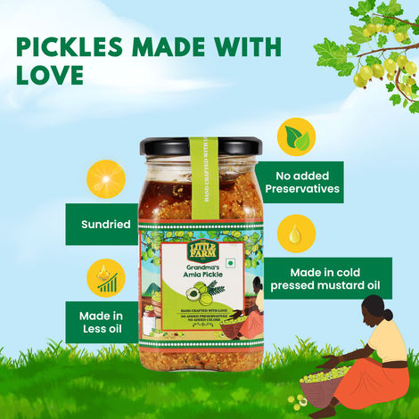 The Little Farm Co. Amla Pickle | Achaar | No Added Preservatives