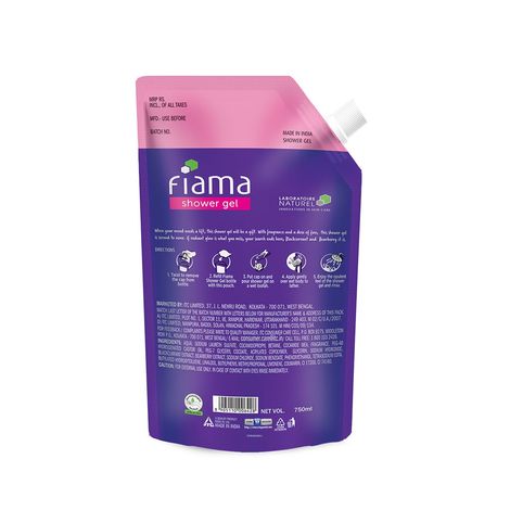 Fiama Shower Gel Blackcurrant & Bearberry Body Wash For Radiant Glowing & Hydrating Skin