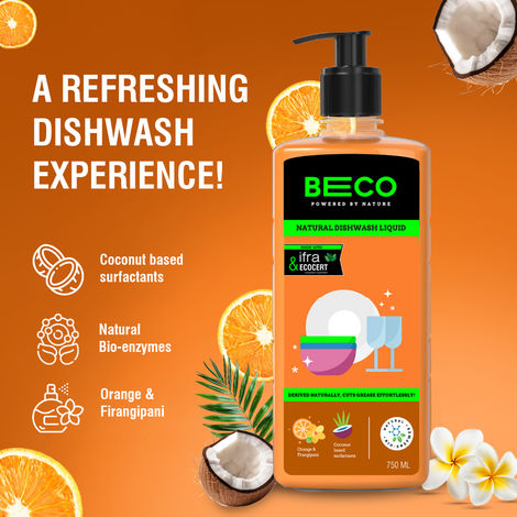 Beco Eco-Friendly Dishwash Liquid