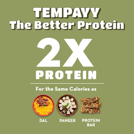 Hello Tempayy 42g Protein Natural Tempeh Cubes - Low Fat & High Fibre
