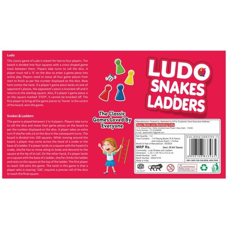 Apex Ludo Snakes and Ladders
