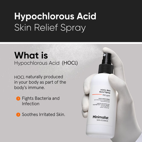 Minimalist Hocl Skin Relief Spray 150Ppm