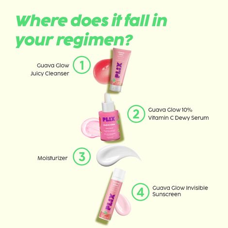 Plix Guava Glow Cleanser for Glowing Skin and Deep Hydration
