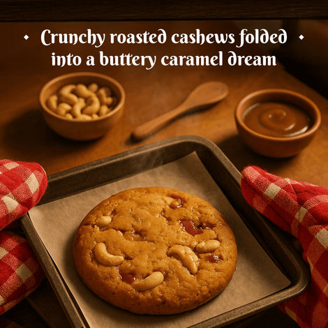 Cookieman Caramel Cashew Soft Dessert Cookie