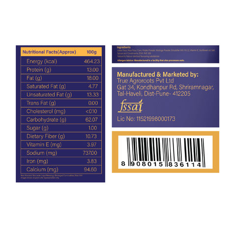 The Healthy Binge Moringa Jowar Baked Chips Indian Masala - High Protein & Fibre