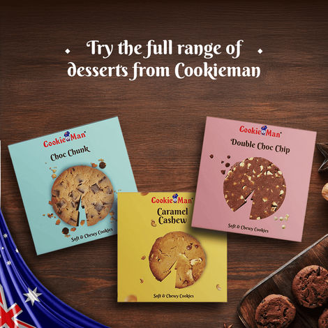 Cookieman Caramel Cashew Soft Dessert Cookie