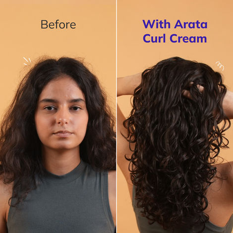 Arata Curl Hair Cream (Anti-Frizz & Moisture Locking)