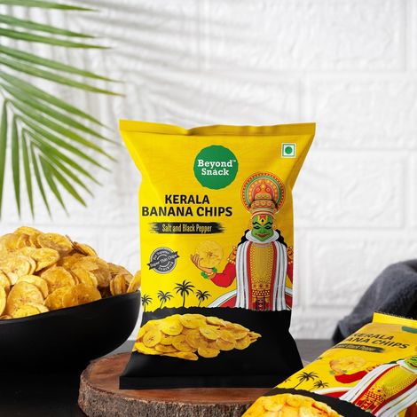 Beyond Snack Kerala Banana Chips - Salt & Black Pepper