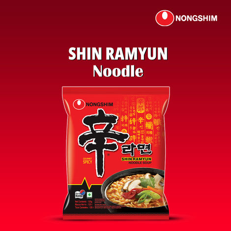Korean Nongshim Shin Ramyun Noodle Soup Veg