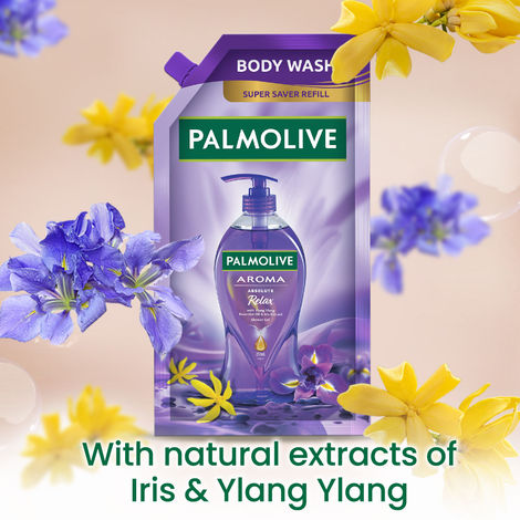 Palmolive Iris & Ylang Ylang Essential Oil Aroma Absolute Relax Body Wash Refill Pack