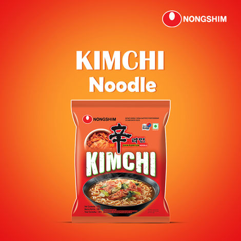 Korean Nongshim Kimchi Ramyun Noodle Soup Veg
