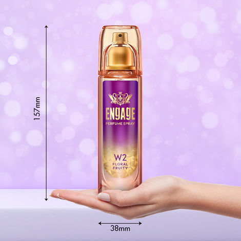 Engage W2 Perfume For Women, Floral & Fruity Fragrance, Skin Friendly (120ml) & Ferrero Rocher Gift Pack (50g) Combo