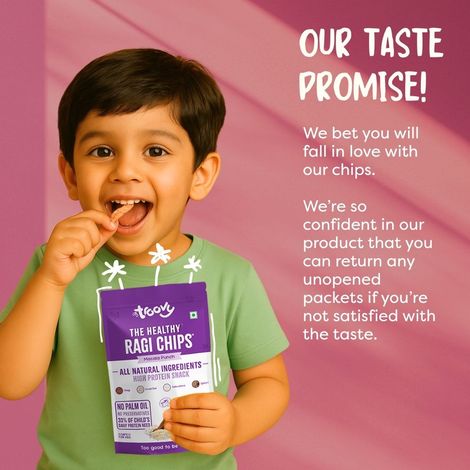 Troovy Healthy High Protein Ragi Chips (No Palm Oil, No Chemicals)