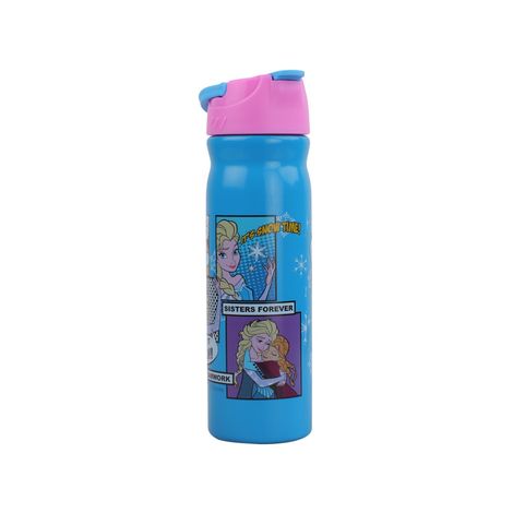 Disney Frozen Sleek Straw Sipper Water Bottle With Handle.-Hmyxsb 85321-Fz - 500ml