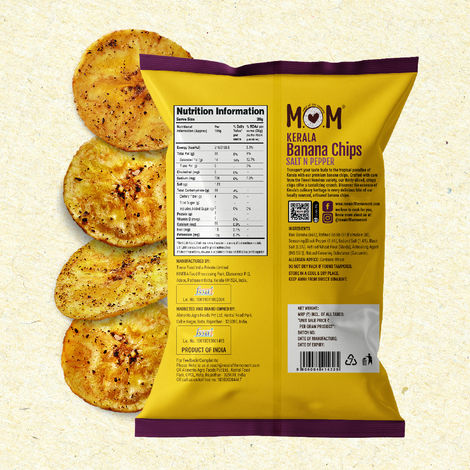 MOM Kerala Banana Chips - Salt N Pepper