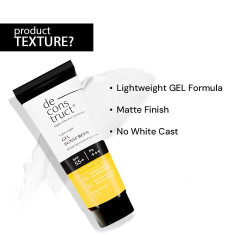 Deconstruct Lightweight Gel Sunscreen - SPF 55+ - PA+++