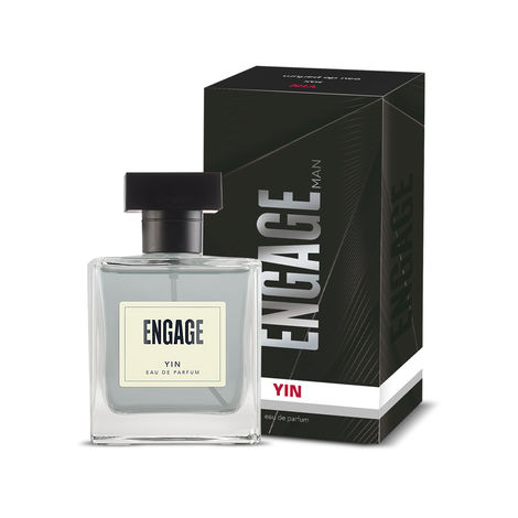 Engage Yin Perfume for Men, Spicy & Woody Fragrance, Free Tester with pack