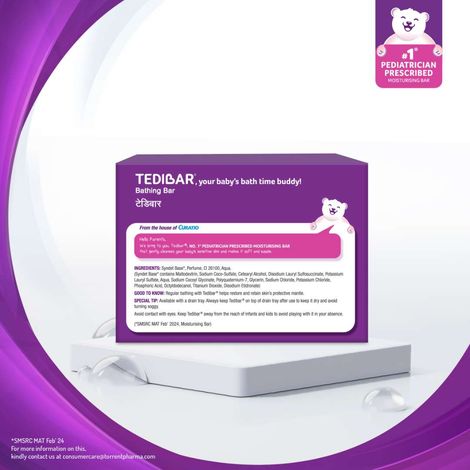 Tedibar Bathing Bar For Babies Sensitive Skin Pack