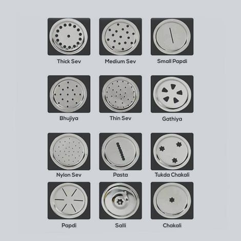 Wonderchef Chakli/Murukku Maker (12 Attachment)