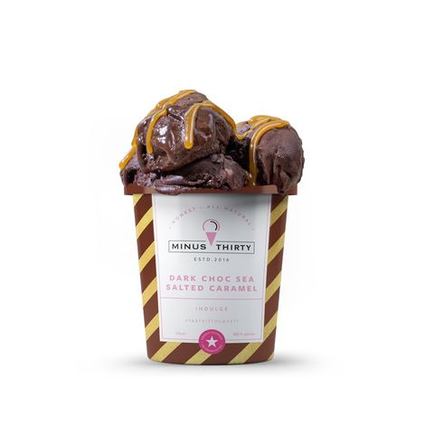 MINUS THIRTY Dark Chocolate Sea Salted Caramel