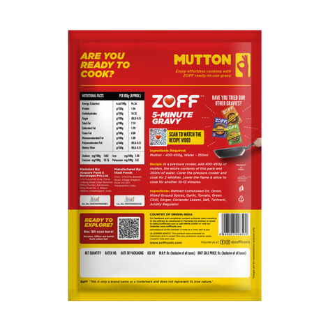 Zoff 5Mins Gravy Mutton