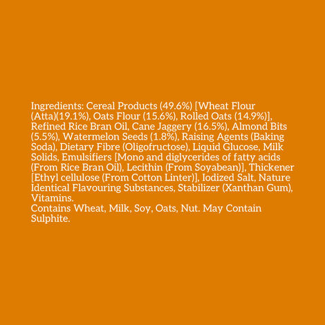 Right Shift Jaggery Oats Almond Biscuits | Maida-free and Trans Fat-free Combo 