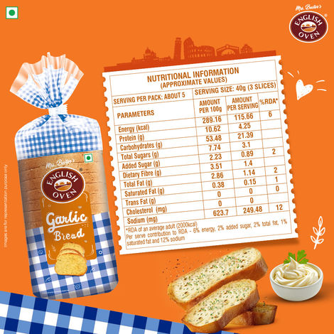 English Oven Garlic Bread