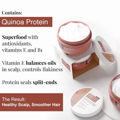 Bare Anatomy Color Protect Hair Mask For Dry And Frizzy Coloured Hair Retains Colour Upto 8 Week