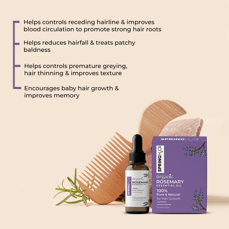 Spring H2O Rosemary Organic Essential Oil