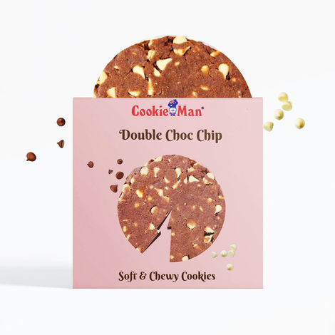 Cookieman Double Choco Chip Soft Dessert Cookie