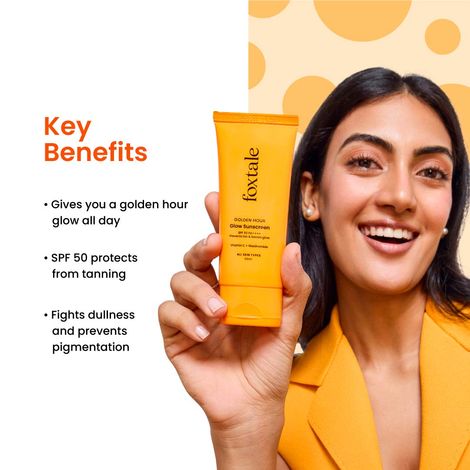 Foxtale Glow Sunscreen SPF 50 PA++++