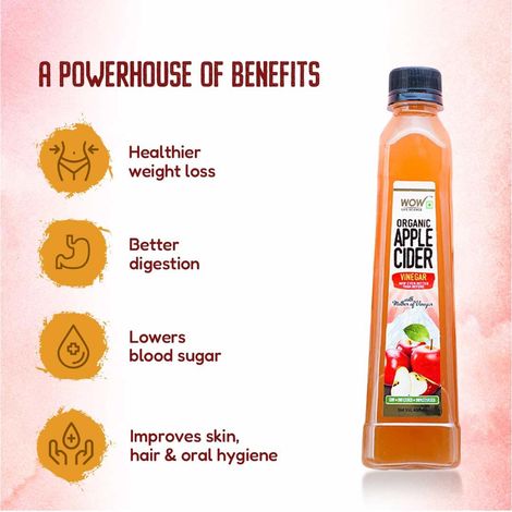 WOW Life Science Organic Apple Cider Vinegar