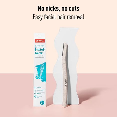 Sirona Blink And Glow Face Razor For Women Facial