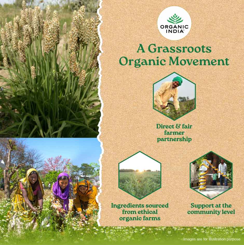 A TATA Product - Organic India Sat Isabgol Psyllium Whole Husk Powder With Dietary Fiber