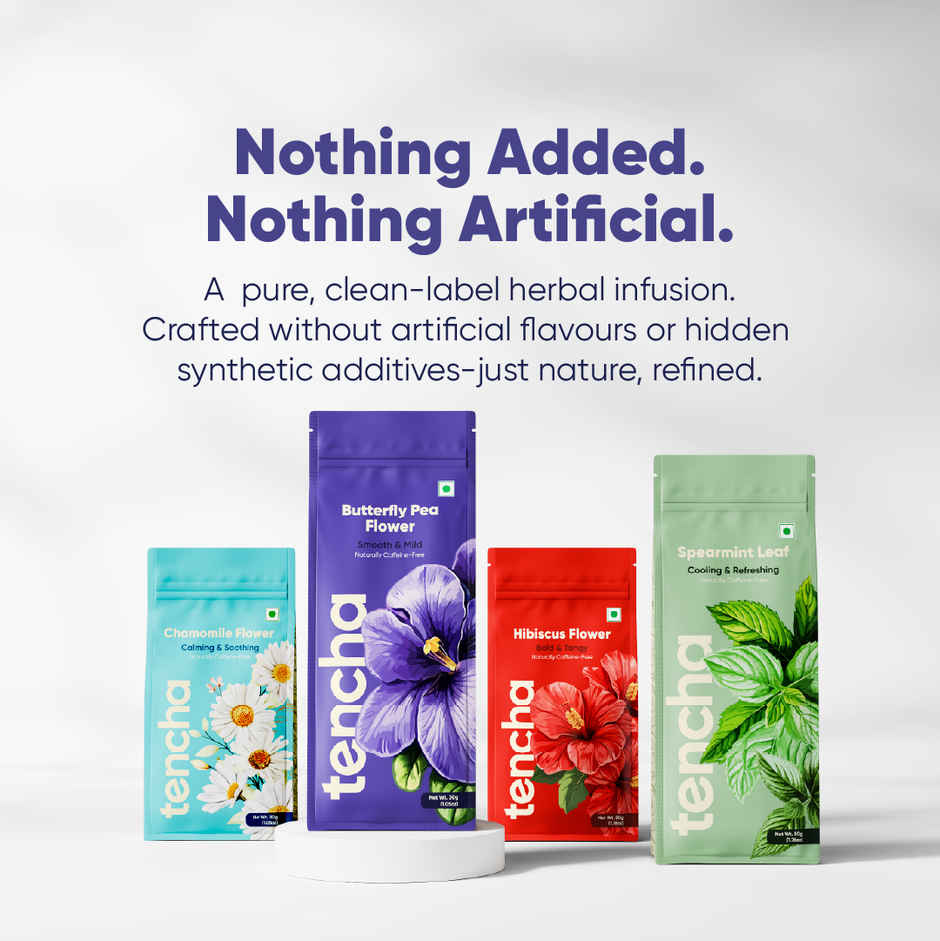 Tencha Butterfly Pea Flower Caffeine-Free Blue Tea Herbal Infusion