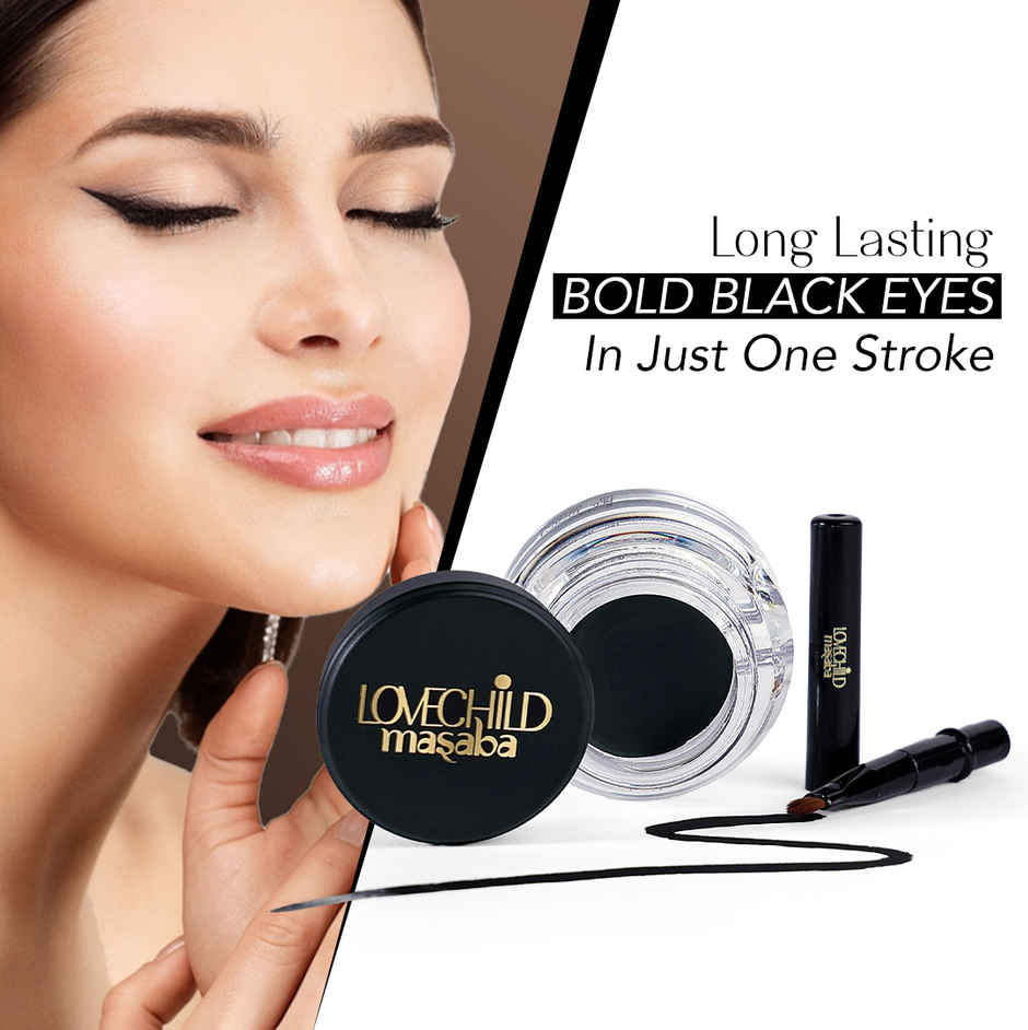 LoveChild Masaba Eye 2K Eyeliner | Black