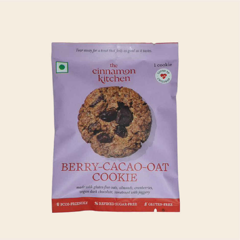 The Cinnamon Kitchen Berry Cacao Oat Cookie