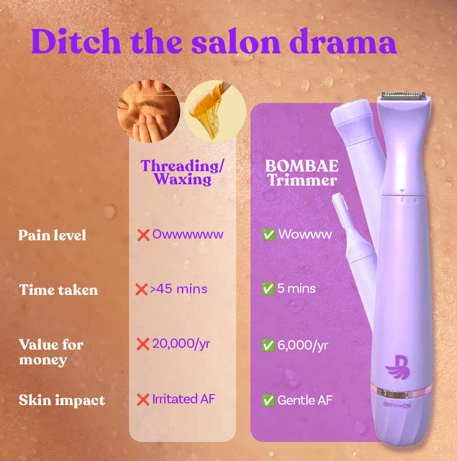 Bombae 6-In-1 Sensitive Trimmer | Fuzzoff