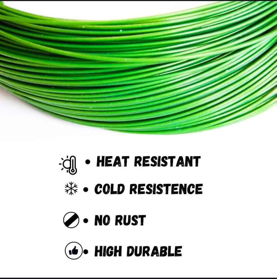 Sinco Oliva Premium Gi Wire Rod for Drying Clothes - 20 Meters | Assorted Colors