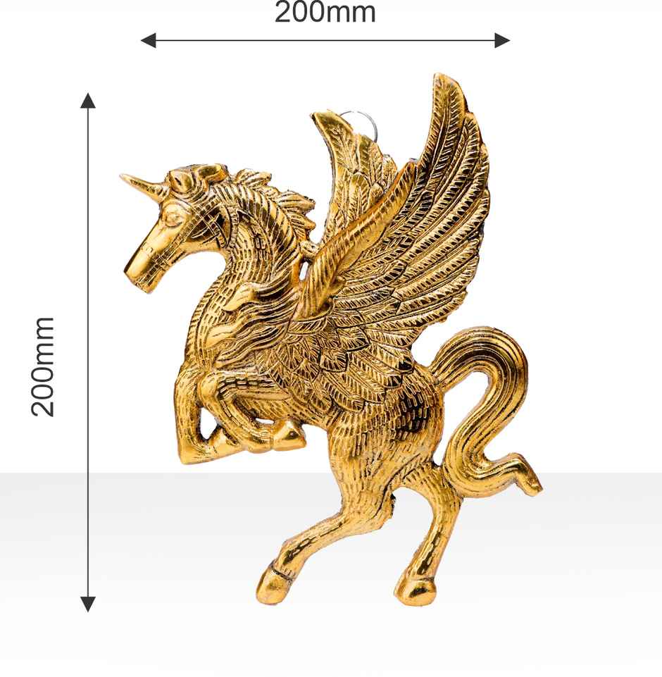 Flying Horse Pegasus | Gold Polish | Devnidhi