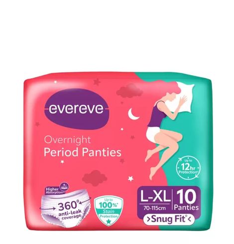 Evereve Overnight Disposable Period Panties | L-XL