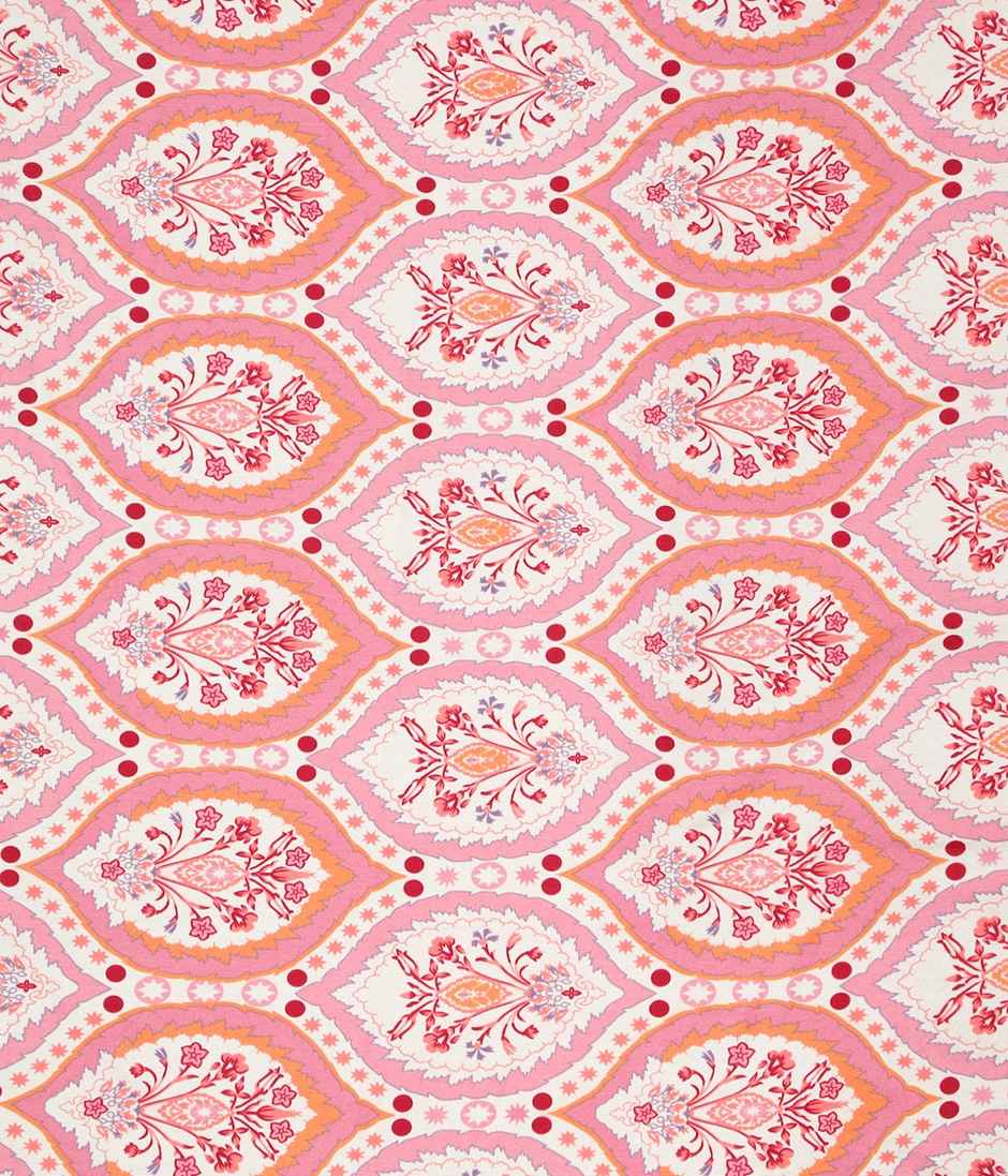 Status Imperial Corner Fitted Double Bedsheet | Terracotta Garden | 198 x 182 cm