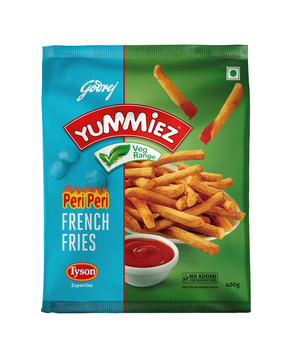 Godrej Yummiez Peri Peri French Fries | Crispy & Spicy
