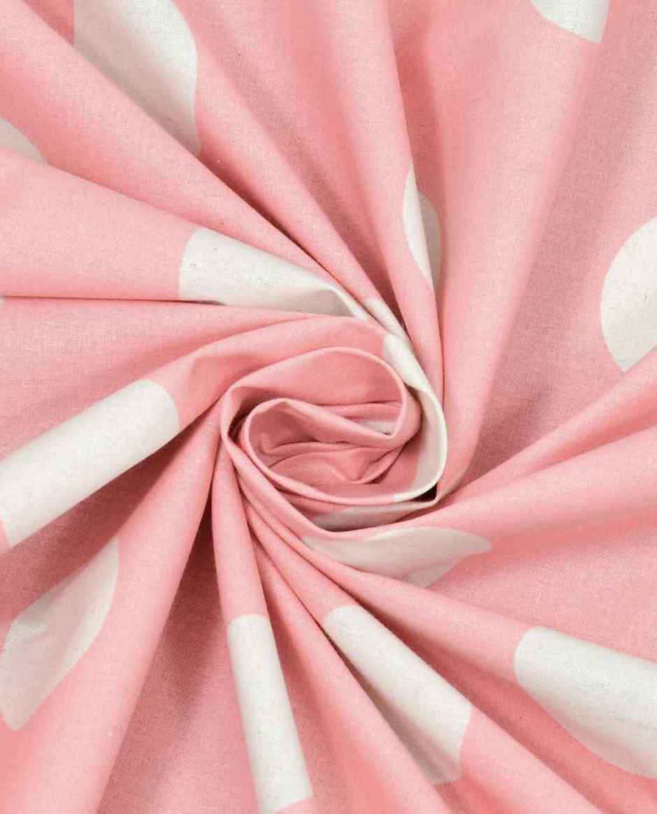 DREAM WEAVERZ King Size Bedsheet With 2 Pillow Covers | 100% Cotton| Pink