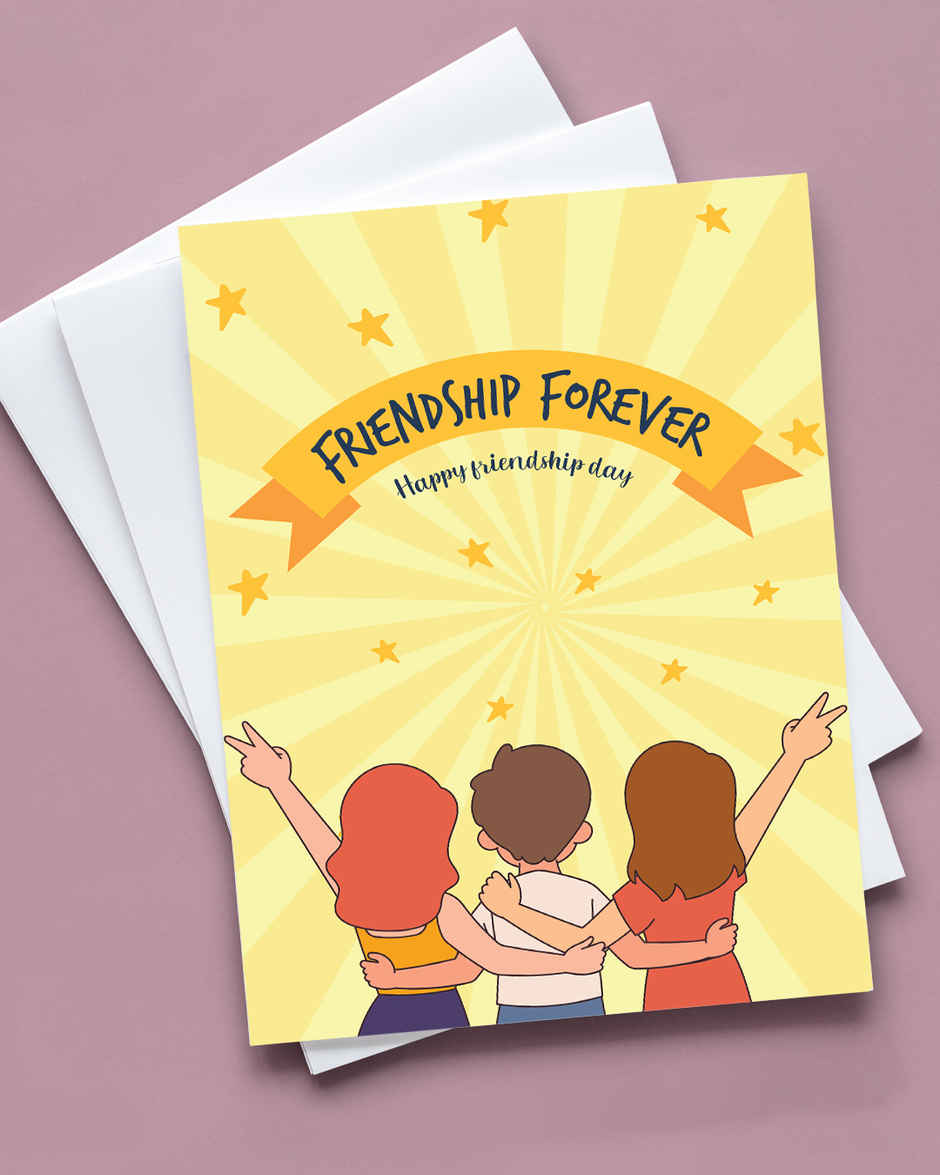 Friendship Forever Card | Mad Over Prints