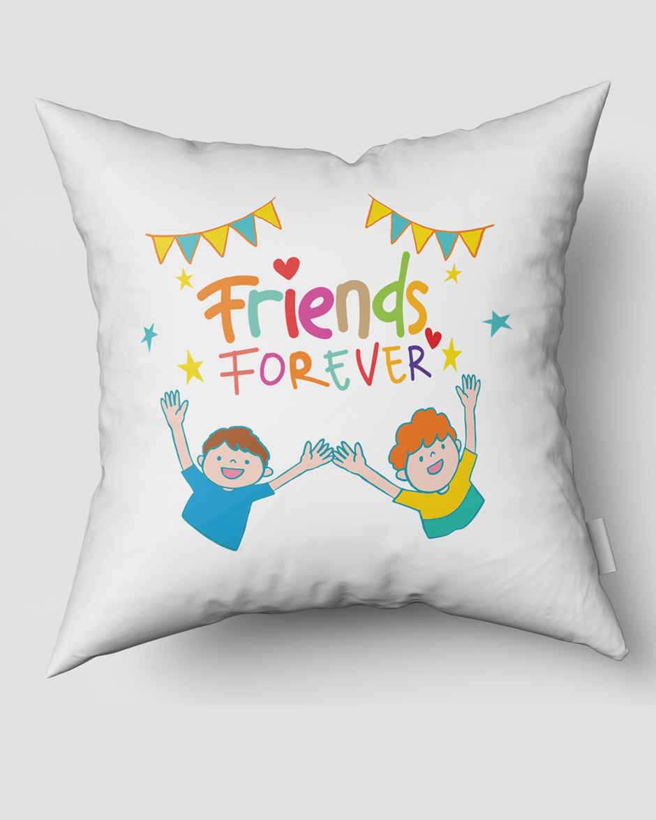 Mad Over Print Friends Forever Cushion